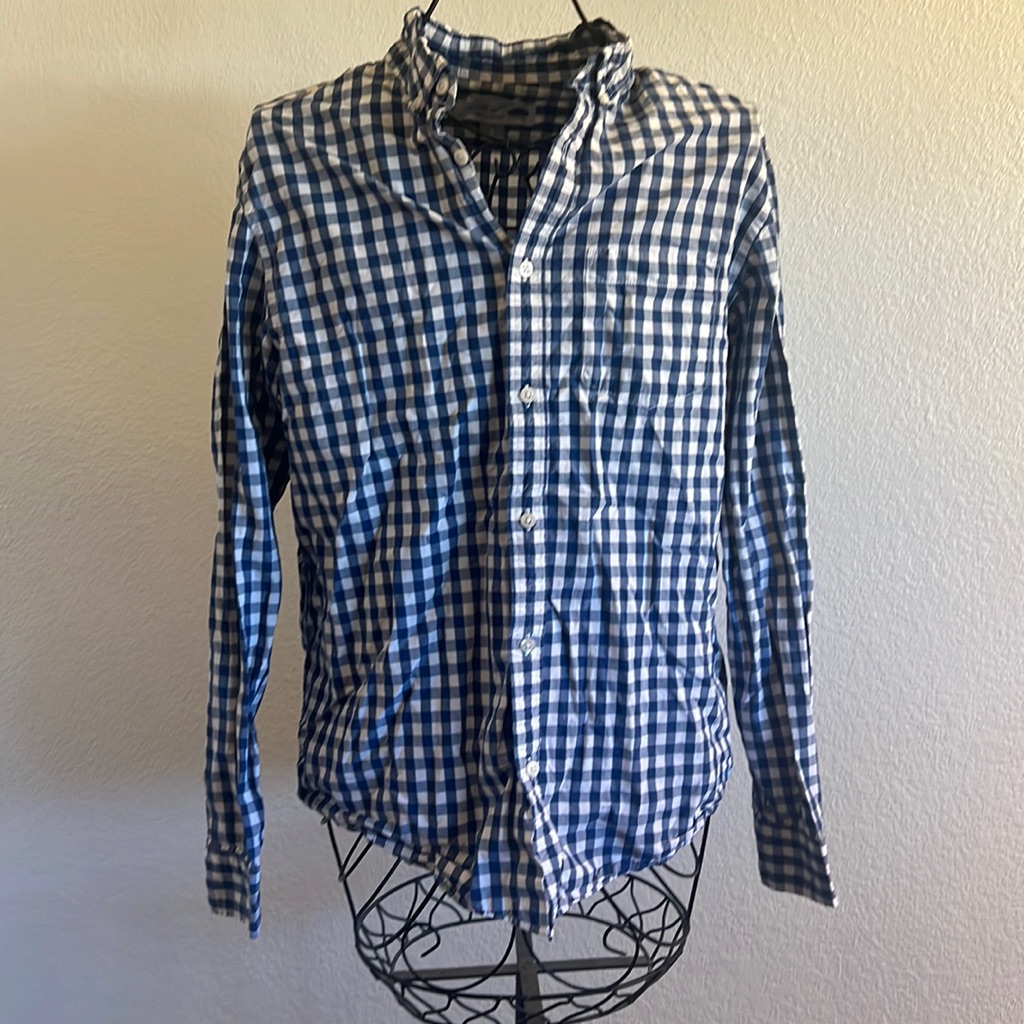 Old Navy Button Down Checkered